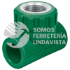 49839 CV-701 TEE HEMBRA DE PPR 1/2" CON INSERTO METALICO FOSET