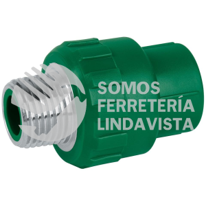49879 CV-611 ADAPTADOR PPR 1/2" MACHO CON INSERTO METALICO FOSET