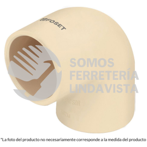 45082 CPVC-561 CODO 90 GRADOS DE CPVC DE 1/2" FOSET