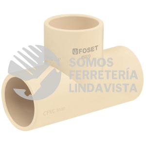 45070 CPVC-762 TEE SENCILLA DE CPVC 3/4" FOSET