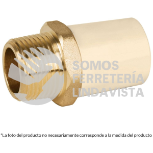 45106 CPVC-653 ADAPTADOR MACHO DE CPVC 1" CON INSERTO METALICO FOSET