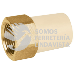 45108 CPVC-642 ADAPTADOR HEMBRA DE CPVC 3/4" CON INSERTO METALICO FOSET