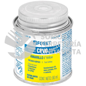 49566 PCPVC-90 CEMENTO PARA CPVC EN BOTE DE 90 ML BAJA PRESION FOSET