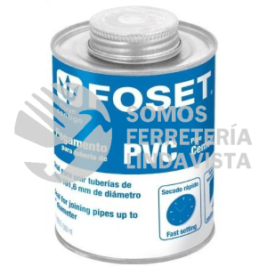 49564 PPVC-500 CEMENTO PARA PVC EN BOTE DE 500 ML BAJA PRESION FOSET
