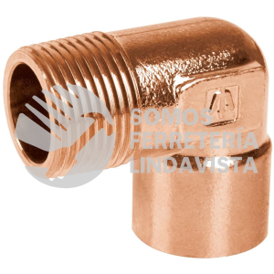 49648 CC-512 CODO 90GRADOS DE COBRE ROSCA EXTERIOR 3/4" FOSET