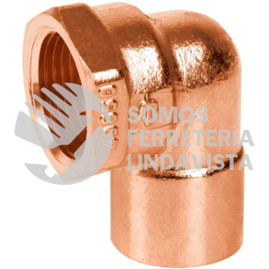 49650 CC-501 CODO 90GRADOS DE COBRE ROSCA INTERIOR 1/2" FOSET