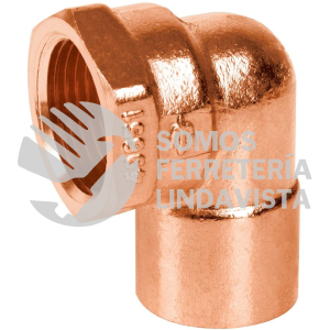 49651 CC-502 CODO 90GRADOS DE COBRE ROSCA INTERIOR 3/4" FOSET