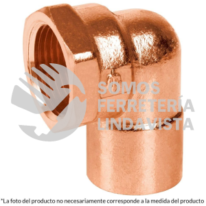 49652 CC-503 CODO 90GRADOS DE COBRE ROSCA INTERIOR 1" FOSET