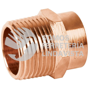 49653 CC-611 CONECTOR DE COBRE ROSCA EXTERIOR 1/2" FOSET