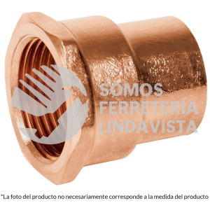 49658 CC-603 CONECTOR DE COBRE ROSCA INTERIOR 1" FOSET