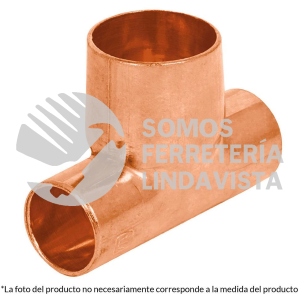 49743 CC-723 TEE REDUCIDA DE COBRE 3/4" X 1/2" X 3/4" FOSET
