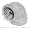 47559 CG-503 CODO 90GRADOS ACERO GALVANIZADO DE 1" FOSET