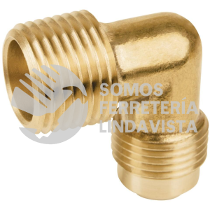 47402 CLG-513 CODO TERMINAL A 90GRADOS DE LATON 1/2 X 1/2" FOSET