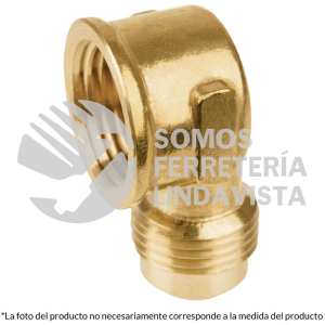 47403 CLG-521 CODO PARA ESTUFA A 90GRADOS DE LATON DE 3/8 X 3/8" FOSET