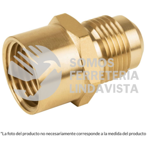 47428 CLG-491 NIPLE CAMPANA DE LATON DE 3/8" X 3/8" FOSET