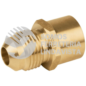 47455 CLG-646 CONECTOR FLARE SOLDABLE DE LATON 3/8" X 1/2" FOSET