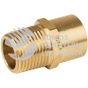 47456 CLG-656 CONECTOR NPT SOLDABLE DE LATON 1/2" X 3/8" FOSET