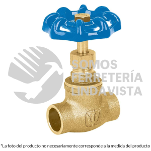 49041 GLSO-3/4 VALVULA DE GLOBO DE LATON SOLDABLE DE 3/4" FOSET