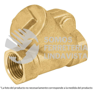 49077 VACHE-3/4 VALVULA CHECK DE LATON DE 3/4" FOSET