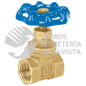 49017 CORO-1/2 VALVULA DE COMPUERTA DE LATON ROSCABLE DE 1/2" FOSET