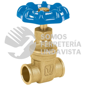 49023 COSO-1/2 VALVULA DE COMPUERTA DE LATON SOLDABLE DE 1/2" FOSET