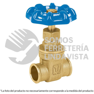 49027 COSO-1-1/2 VALVULA DE COMPUERTA DE LATON SOLDABLE DE 1 1/2" FOSET