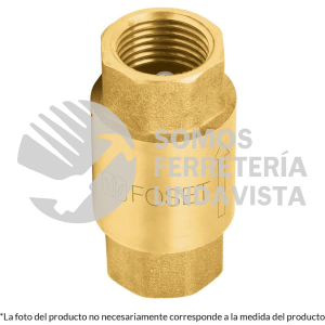 49067 VARE-1 VALVULA DE RETENCION DE LATON DE 1" FOSET