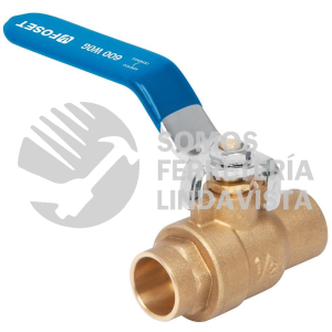 49481 ESSO-1/2X VALVULA DE ESFERA DE LATON SOLDABLE 1/2" ALTA PRESION FOSET