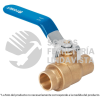 49482 ESSO-3/4X VALVULA DE ESFERA DE LATON SOLDABLE 3/4" ALTA PRESION FOSET