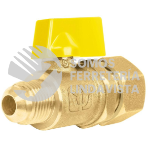 49116 VG-554-B VALVULA DE CONTROL LATON PARA GAS 3/8"X1/2" TIPO BARRILITO FOSET
