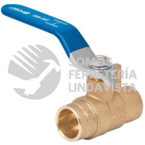 49006 ESSO-1/2 VALVULA DE ESFERA DE LATON SOLDABLE 1/2" FOSET