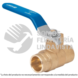 49010 ESSO-1-1/2 VALVULA DE ESFERA DE LATON SOLDABLE 1-1/2" FOSET