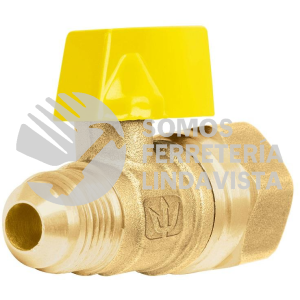 49115 VG-554 VALVULA DE CONTROL DE LATON PARA GAS 3/8" X 1/2" FOSET