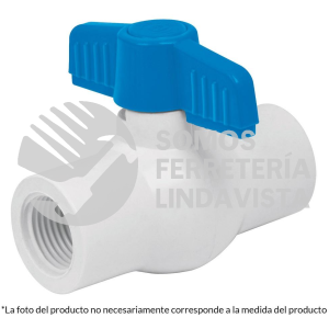 49154 PVC-ES-1-1/2R VALVULA ESFERA DE PVC 1-1/2" ROSCABLE FOSET
