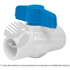 49160 PVC-ES-1-1/2 VALVULA DE ESFERA DE PVC 1 1/2" PARA CEMENTAR FOSET