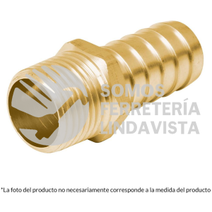 49307 ADPO-1M ADAPTADOR MACHO DE LATON 1" PARA POLIDUCTO FOSET
