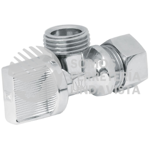 49111 ANG-01B LLAVE ANGULAR 1/2" X 1/2" 1/4 DE VUELTA TIPO BARRILITO FOSET