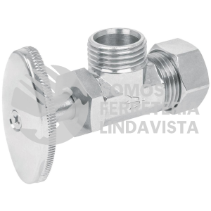 49109 ANG-03 LLAVE ANGULAR 1/2" X 1/2" DE COMPRESION TIPO BARRILITO FOSET