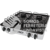 48150 PAGA-4B PARRILLA DE GAS DE SOBREPONER 4 QUEMADORES BLANCA FOSET