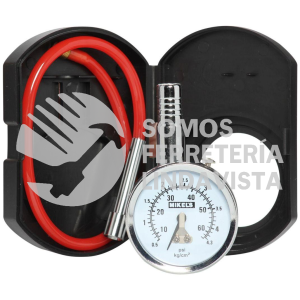 CCP-60 CALIBRADOR DE CARATULA PROFESIONAL HD CROMADO RANGO 0-160 PSI MIKELS