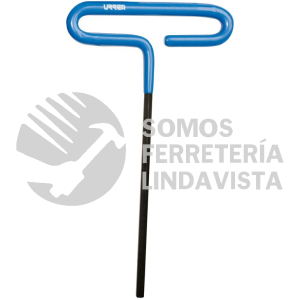 46514G LLAVE HEXAGONAL CORTA TIPO "T" MANGO DE VINIL, METRICA, 4 MM URREA