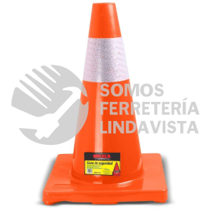 CS-45R CONO DE SEGURIDAD 45 CM CON REFLEJANTE MIKELS