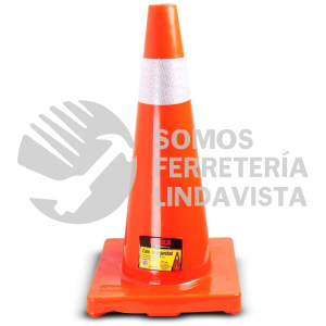 CS-70R CONO DE SEGURIDAD 70 CM CON REFLEJANTE MIKELS