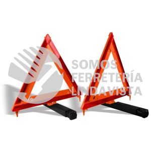 TR-17 TRIANGULOS REFLEJANTES CON BOLSA DE VINIL 17" ECONOMICO PAR MIKELS