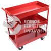 CS-3 CARRITO DE SERVICIO CON TRIPLE CHAROLA MIKELS