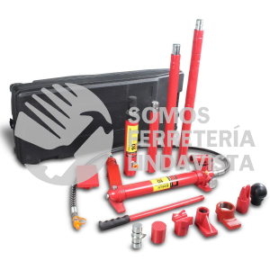 R-435 PORTO POWER 10 TONELADAS ESTUCHE DE PLASTICO CON 13 ACCESORIOS MIKELS