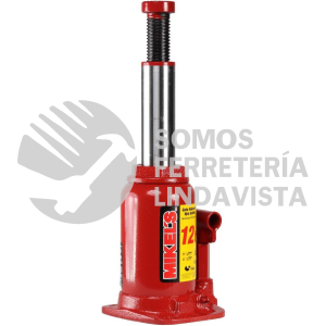 GH-12 GATO HIDRAULICO DE BOTELLA CON TORNILLO DE EXTENSION 12 TONELADAS MIKELS