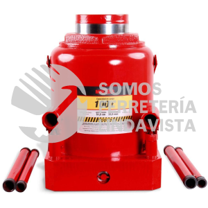 GH-100 GATO HIDRAULICO DE BOTELLA 100 TONELADAS BOMBA DE 2 VELOCIDADES MIKELS