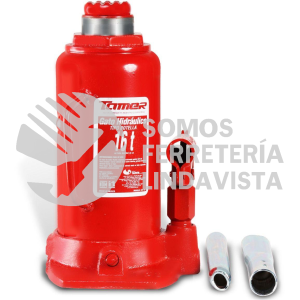 GTE-16 GATO HIDRAULICO DE BOTELLA CON TORNILLO DE EXTENSION 16 TONELADAS TAMER