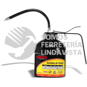 A3F ACEITERA DE PRESION BOTE DE ACERO TUBO FLEXIBLE 500 ML MIKELS
